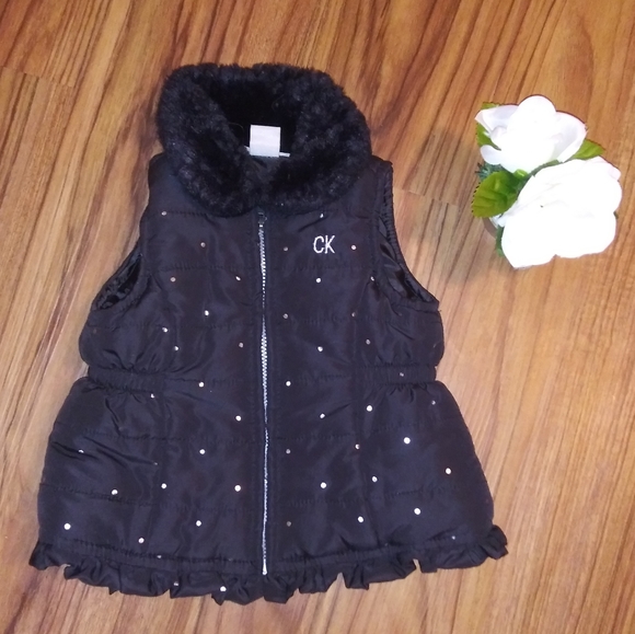 baby girl puffer vest